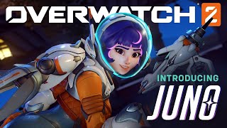 Juno  New Hero Gameplay Trailer  Overwatch 2 [upl. by Derr427]