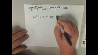 CHEM113L Equilibrium Constant Postlab Analysis [upl. by Nevanod]