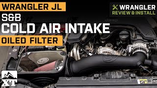 Jeep Wrangler JL 36L V6 SampB Cold Air Intake with Oiled Cleanable Cotton Filter Review amp Install [upl. by Ynavoeg]