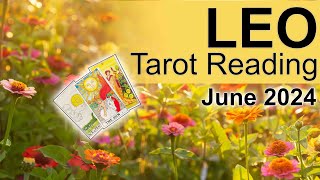 LEO TAROT READING quotA MESSAGE THAT CHANGES EVERYTHING LEOquot June 2024 tarotreading monthlytarot [upl. by Bocock]