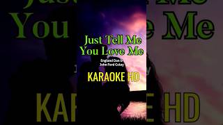 Just Tell Me You Love Me  England Dan amp John Ford Coley  KARAOKE VIDEOKE HD  karaoke videoke [upl. by Nylzzaj134]