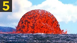 Top 5 Lava VS Water Videos [upl. by Jessalyn252]