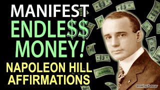 The SECRET To Manifest MONEY Napoleon Hill Affirmations  Wealth While You Sleep Meditation [upl. by Aciret447]