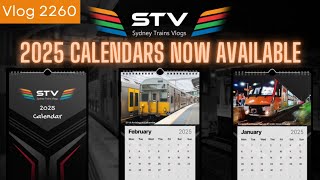 Sydney Trains Vlog 2260 2025 Calendars Now Available [upl. by Coffeng]