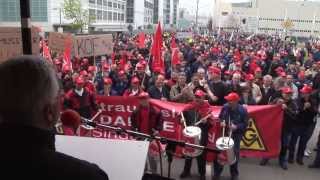 Warnstreik Daimler Sindelfingen 2 Mai 2013 [upl. by Swainson]