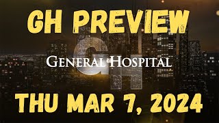 General Hospital Preview 3724 gh generalhospital March 7 2024 [upl. by Aika944]