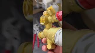 Unvented cylinder fault leaking tundish water discharging from overflow [upl. by Milson]