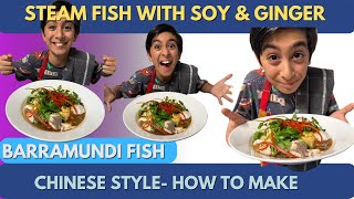 SUPER EASYSteamed Fish Recipe Chinese Style How to Steam Fish [upl. by Adnarem467]