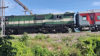 WDG3A at Shunting duty with 12689  Nagarcoil SuperFast Express [upl. by Morrissey]