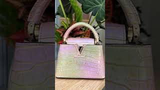 🌈 RAINBOW LV CAPUCINES CROC amp more of NEW LV BAGS [upl. by Stephie]