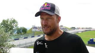 Aksel Lund Svindal at the Austrian GP [upl. by Aneehsram496]