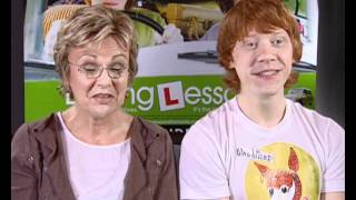 Julie Walters and Rupert Grint interview on swearing [upl. by Netsirt665]