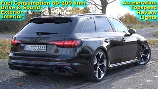 2023 Audi RS4 Avant Competition Plus 450 PS TEST DRIVE [upl. by Aneekan]