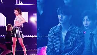 BTS BLACKPINK ❤️Jungkook reaction Rosé MMA 2018 [upl. by Lieberman]