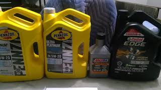 Pennzoil vs AMSOIL vs Castrol vs Valvoline 5W20 Oil Analysis [upl. by Lynelle]