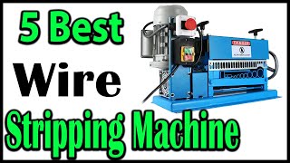 TOP 5 Best Wire Stripping Machine Review 2025 [upl. by Nasas]