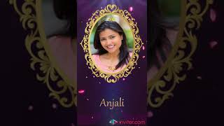 Whatsapp Vertical Wedding Video Invitation  Invitercom [upl. by Anitirhc11]