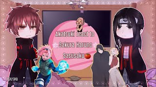 Akatsuke react to🌸Sakura Haruno🌸🇺🇸🇧🇷ʏᴏᴜsʀᴀ [upl. by Ruamaj]