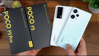 POCO F5 and F5 Pro Unboxing [upl. by Oicnedif]