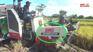 KOMBI SAWAH CROWN BIMO SUPER COMBINE HARVESTER [upl. by Timms]