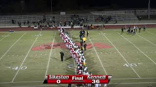 Sikeston High School Football vs Kennett High School [upl. by Kovacs239]