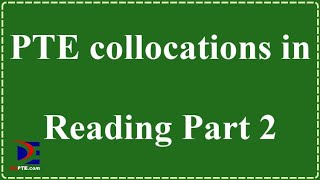 PTE collocations in Reading part 2 with answers and hacks [upl. by Popelka]