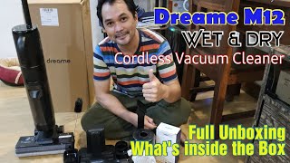 Dreame M12 Wet and Dry Cordless Vacuum Cleaner  Whats inside the Box [upl. by Bonnibelle]