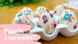 Jak zrobić pisanki z serwetki🥚❤️🐣 Pisanki szybkie i piękne 😍 [upl. by Amo309]