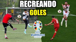 IMITANDO los MEJORES GOLES de la EURO 2024 por 10000 🥅⚽️ RETOS de FUTBOL EPICOS 😱 [upl. by Talbert919]