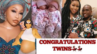 Congratulations Rita Dominic and husband welcome a set of Twins nollywood ritadominic [upl. by Carlick235]