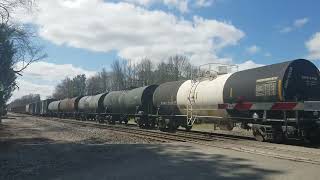 CSX Q416 at Doswell VA 03362018 [upl. by Nilorac]