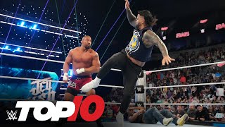 Top 10 Monday Night Raw moments WWE Top 10 Oct 14 2024 [upl. by Mullane]