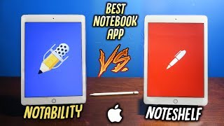 Noteshelf vs Notability BEST Handwriting Notebook App For iPad Pro Replaced My School Notebook [upl. by Auliffe]