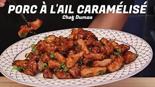 Porc caramélisé miel et ail  Une recette sucrée salé plus rapide et meilleure quau fast food [upl. by Ahsiele]