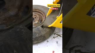 ingénierie earth shortvideo short garage caoutchouc welding work workhard technical pneus [upl. by Notelrac]