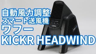 ワフー KICKR HEADWIND インドアトレーニングのために開発されたスマート送風機 [upl. by Mastrianni]