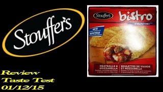 ♣quotNEWquot Stouffers Bistro Meatball amp Mozzarella Crustini♣Jan 12th 2015 [upl. by Adolf]