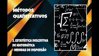 24  Medidas de Dispersão contabilidadedecustos contabilidade administração contabeis [upl. by Iohk]