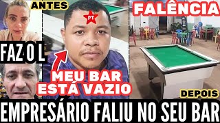 faz o L – EMPRESÁRIO FALIU NO SEU BAR React [upl. by Newo]