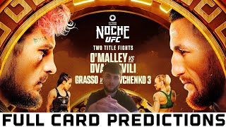 UFC 306 O’Malley vs Dvalishvili Full Card Predictions [upl. by Rawley]