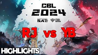 CBL 2024 RJ vs YB  Highlights  Deutsch  HD [upl. by Antrim]