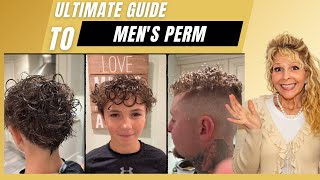 Mens Hair Makeovers  Perms that will BLOW your mind Coach Kimmy [upl. by Kind]