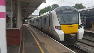 Thameslink Class 700  700060 departing Elstree and Borehamwood Station on 200724 [upl. by Eliezer]