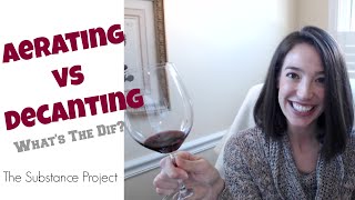 Wine Aerating vs Wine Decanting How To amp Whats The Difference [upl. by Alyahsat937]