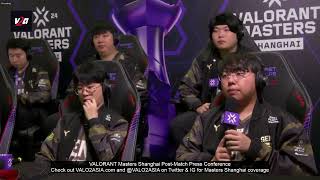 GENG GENG vs LEV VCT Masters Shanghai PostMatch Press Conference [upl. by Ekrub951]