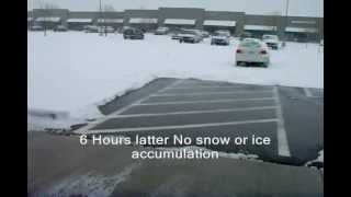 How To Remove Snow Or Ice From Parking Lot wwwSealGreencom 8009973873 [upl. by Enitsyrhc]