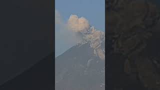 Popocatepetl Volcano in Mexico Multiple Eruptions April 18 2023 [upl. by Ruhtracm]