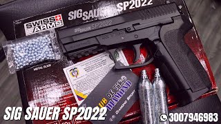 SIG SAUER ARMA DE CO2 COLOMBIA  ARMAS DEPORTIVAS 2021 [upl. by Carlisle390]