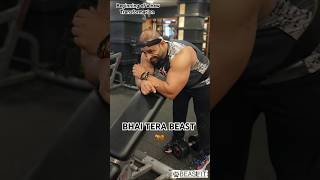 💪 Bhai Tera Beast  bodybuilding fitness gym motivation weightloss realestate danube [upl. by Ekalb]