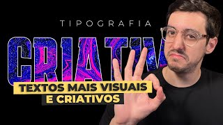 COMO CRIAR UMA TIPOGRAFIA DIFERENTE E CRIATIVA NO POWERPOINT Tutorial e slides editáveis GRÁTIS [upl. by Nitreb781]